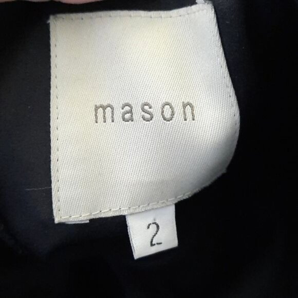 Mason Black Strapless Cocktail Dress Size 2 - Picture 3 of 6